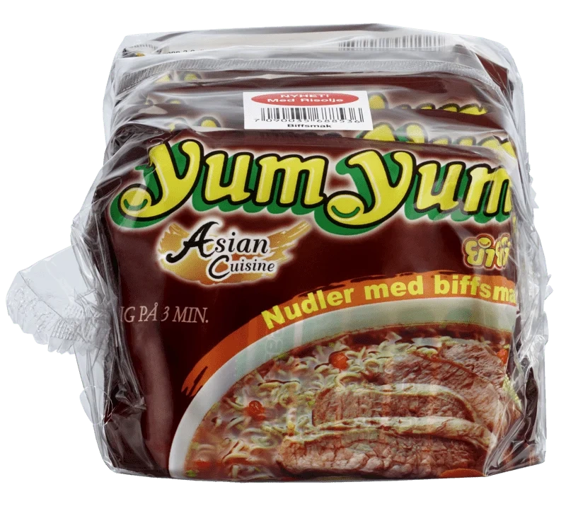 YumYum Biffnudler 5stk x 60g