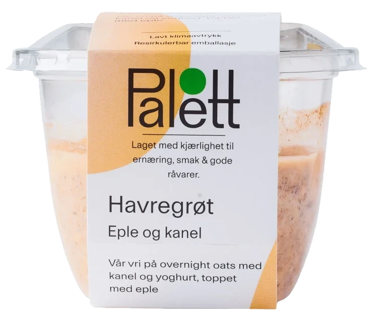 Havregrøt Eple&Kanel 180g Palett