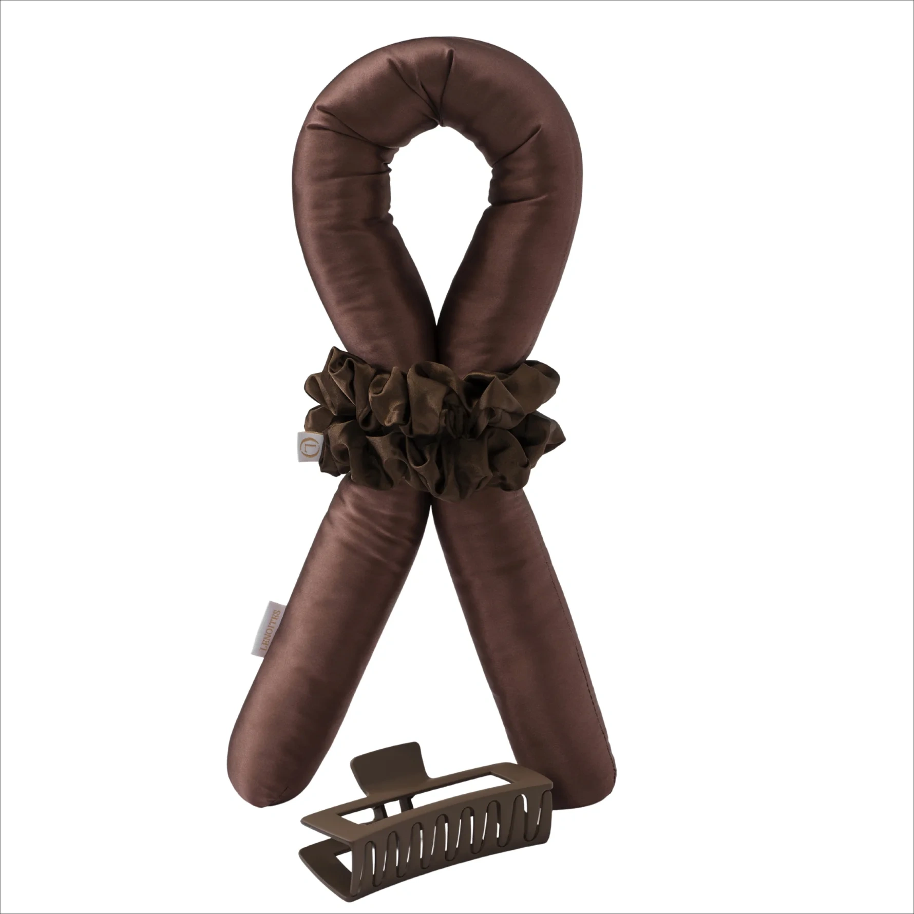 Lenoites Heatless Curls in Mulberry Silk Large