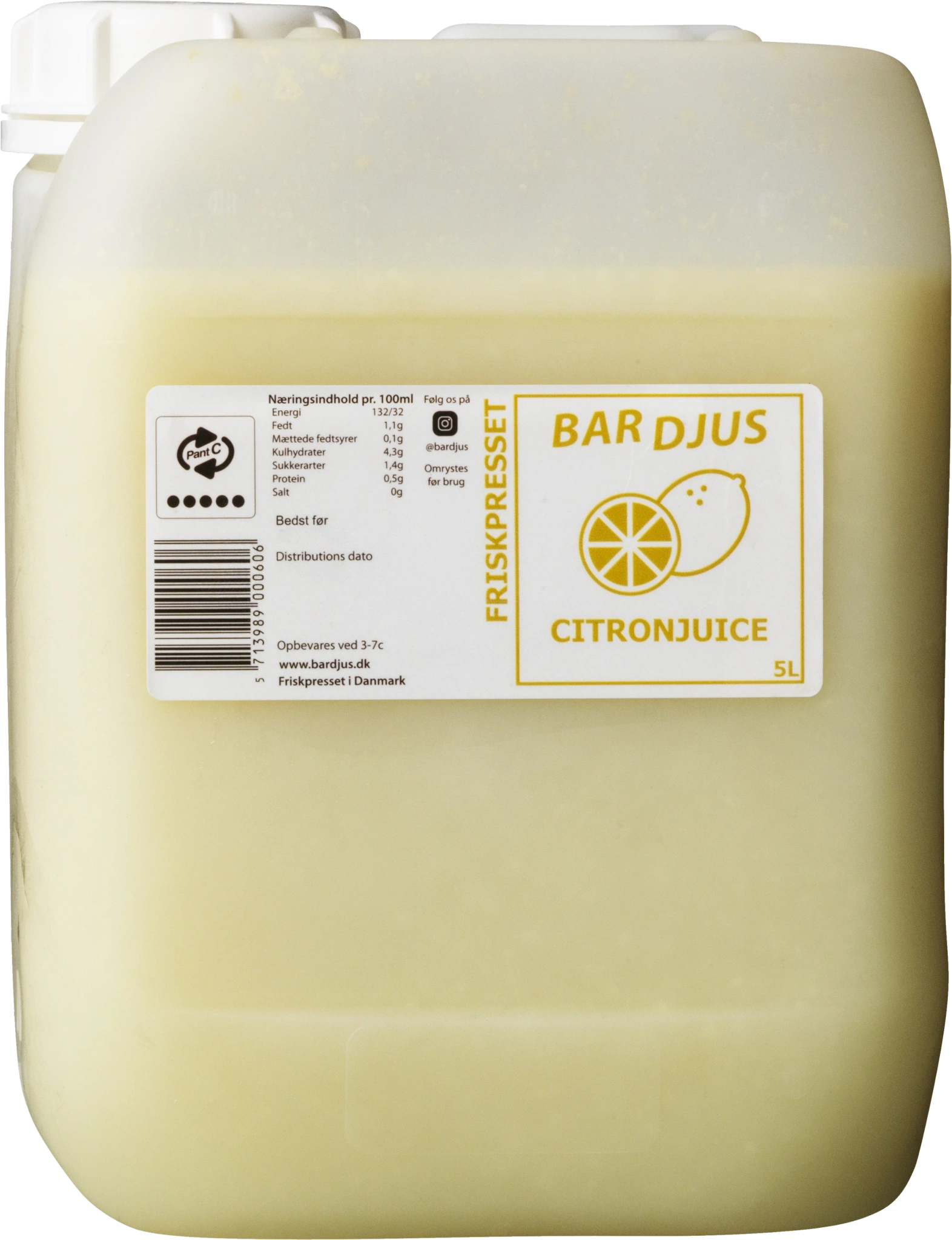BAR DJUS Friskpresset citronjuice