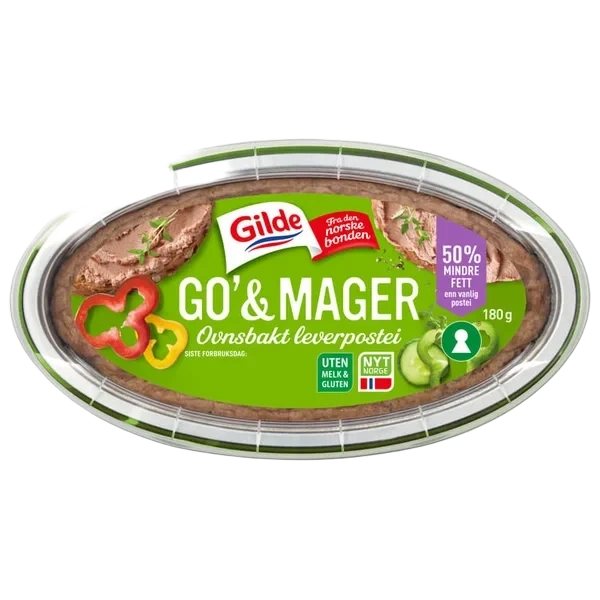 Leverpostei 180g Go Og Mager Gilde