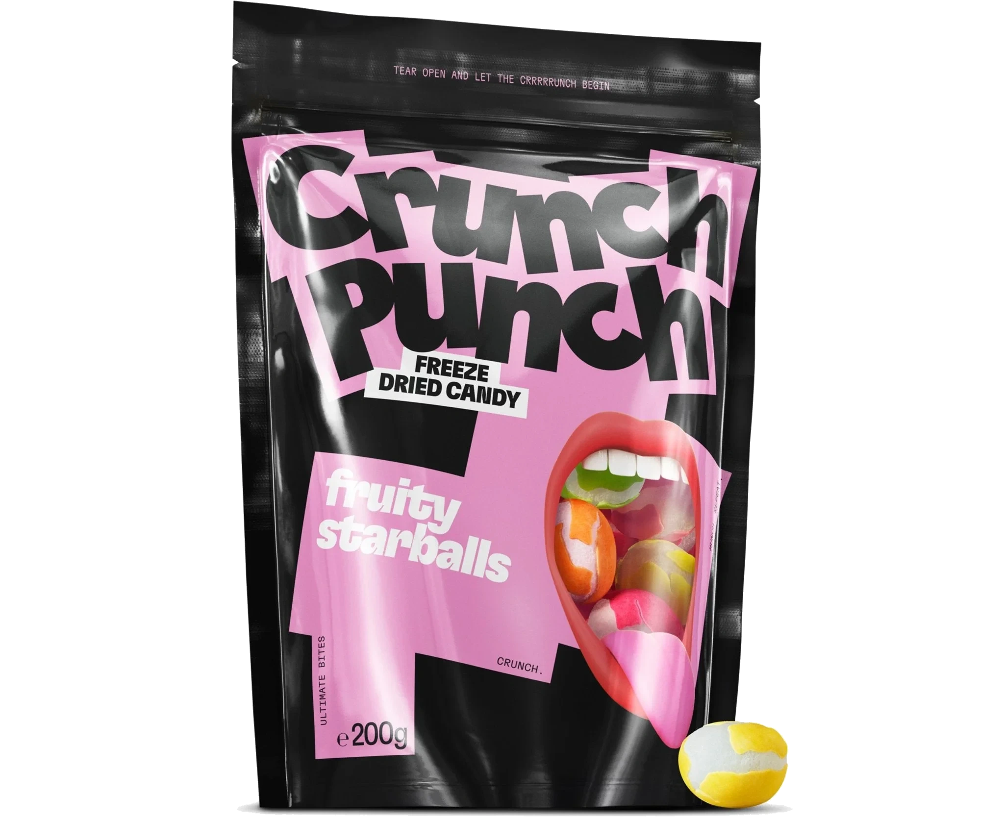 Crunch Punch Freeze-Dried Fruity Starballs 200 g