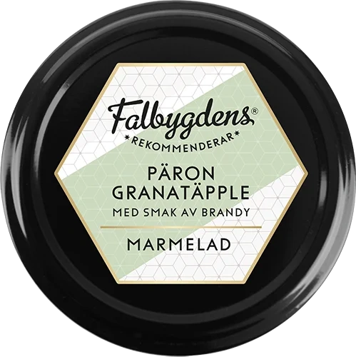 Päron/granatäpple med smak av brandy mar
