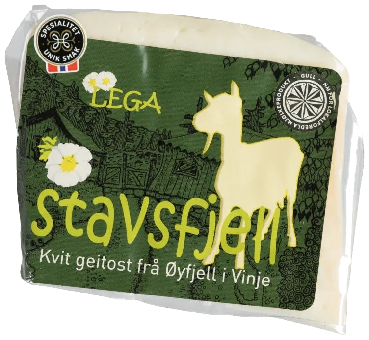 Stavsfjell Geitost Kvit Ca300g Lega