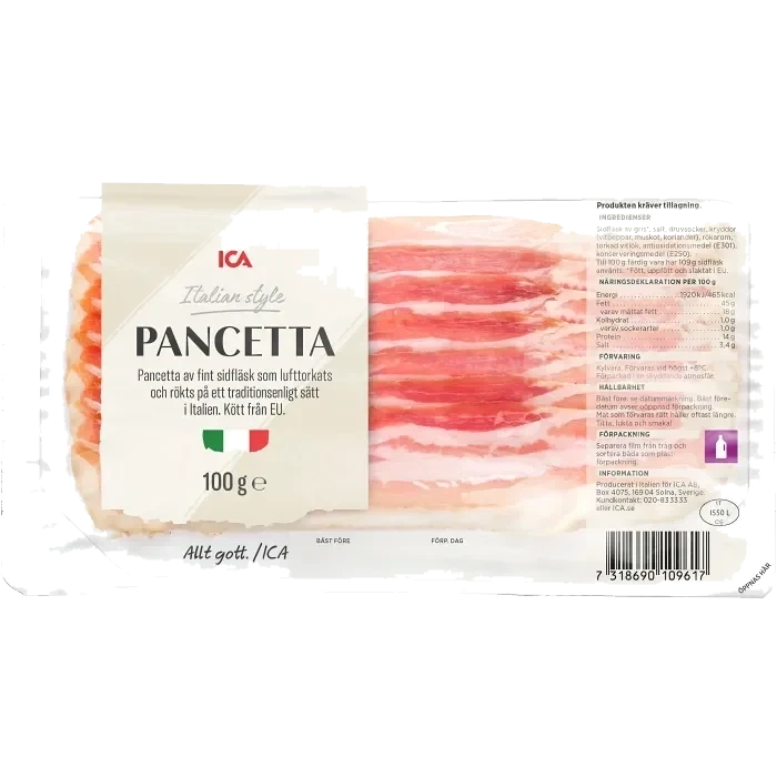 Pancetta 100g ICA