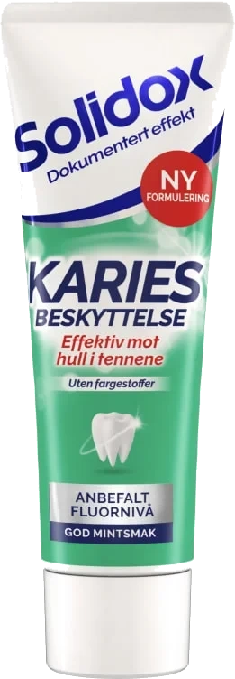 Solidox Tannkrem Kariesbeskyttelse 75ml