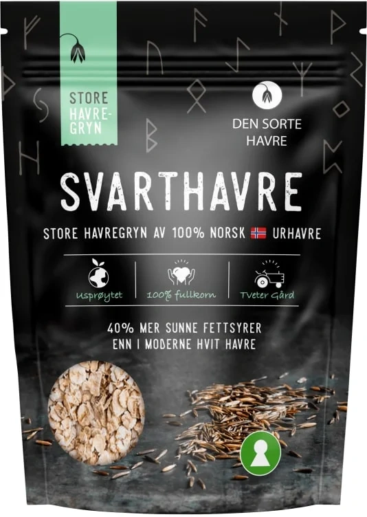 Havregryn Store 500g Den Sorte Havre