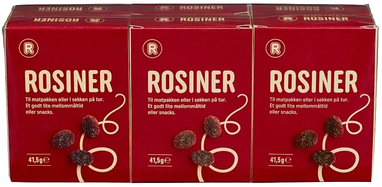 Rosiner 6pk  41,5g