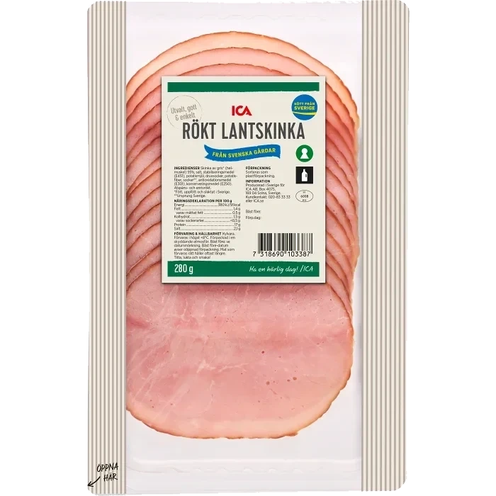 Lantskinka Rökt 280g ICA