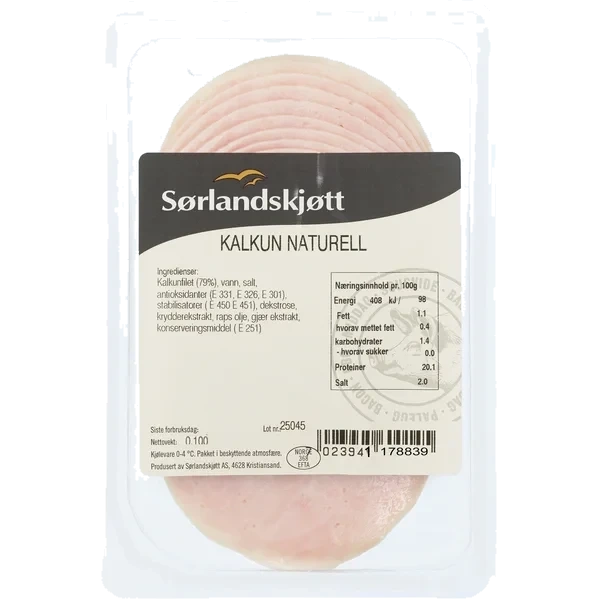 Spis Meg Kalkunfilet Naturell 100g