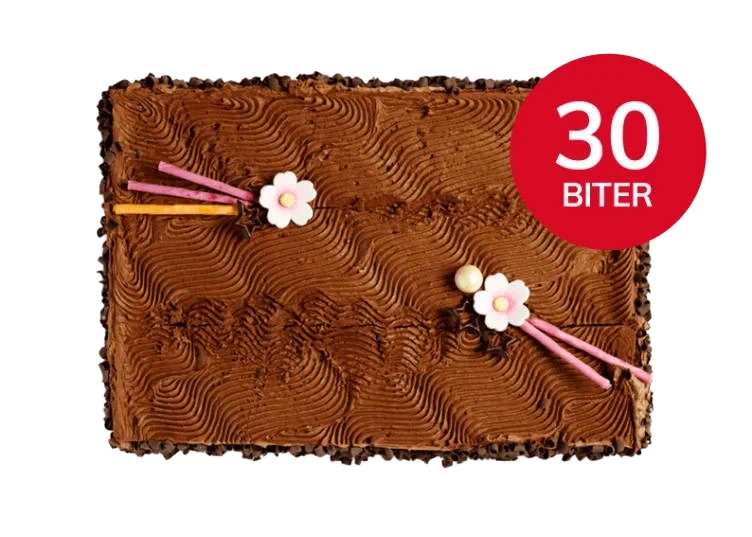 Sjokoladekake 30bit Bakehuset