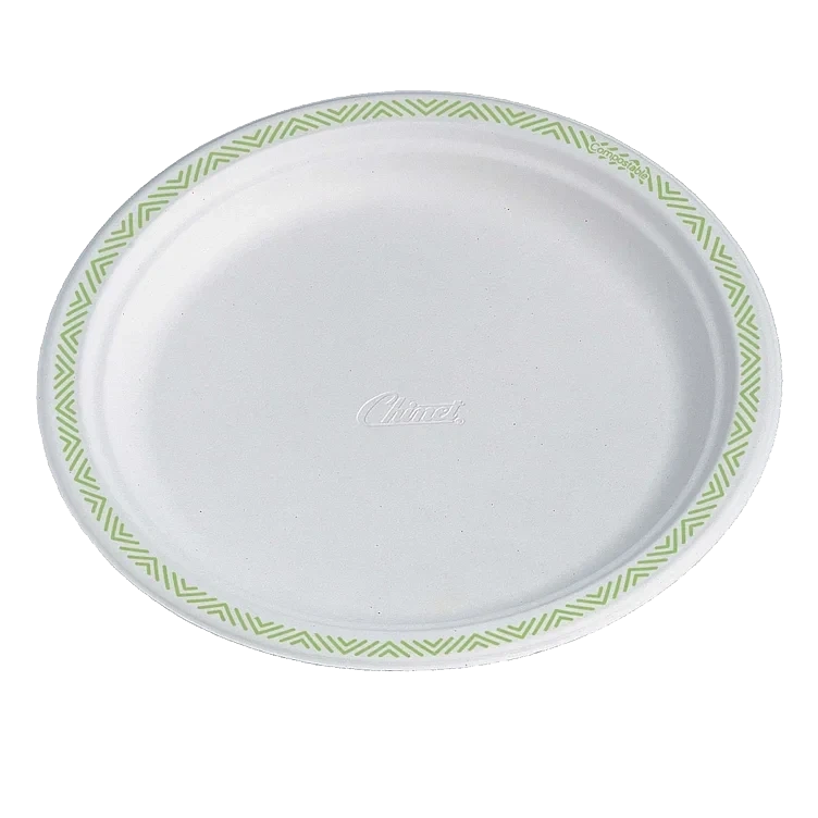 Chinet Miljøtallerken 24cm Great To Go Resirkulerbar og Komposterbar