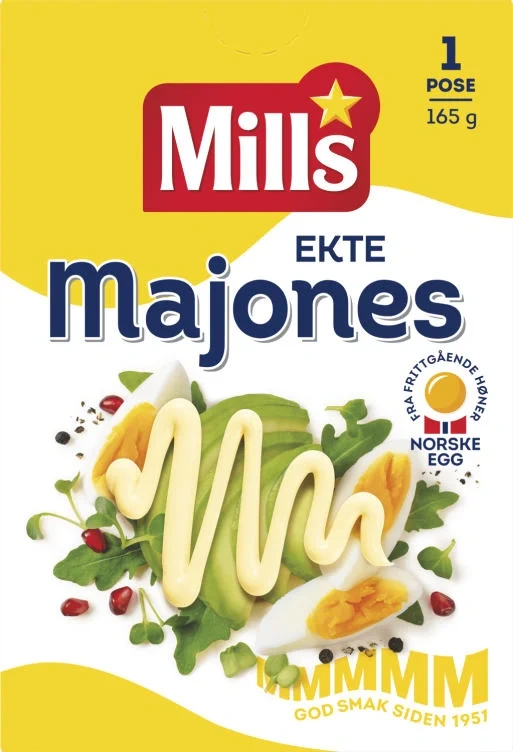 Mills Ekte Majones 165g Sjaktel