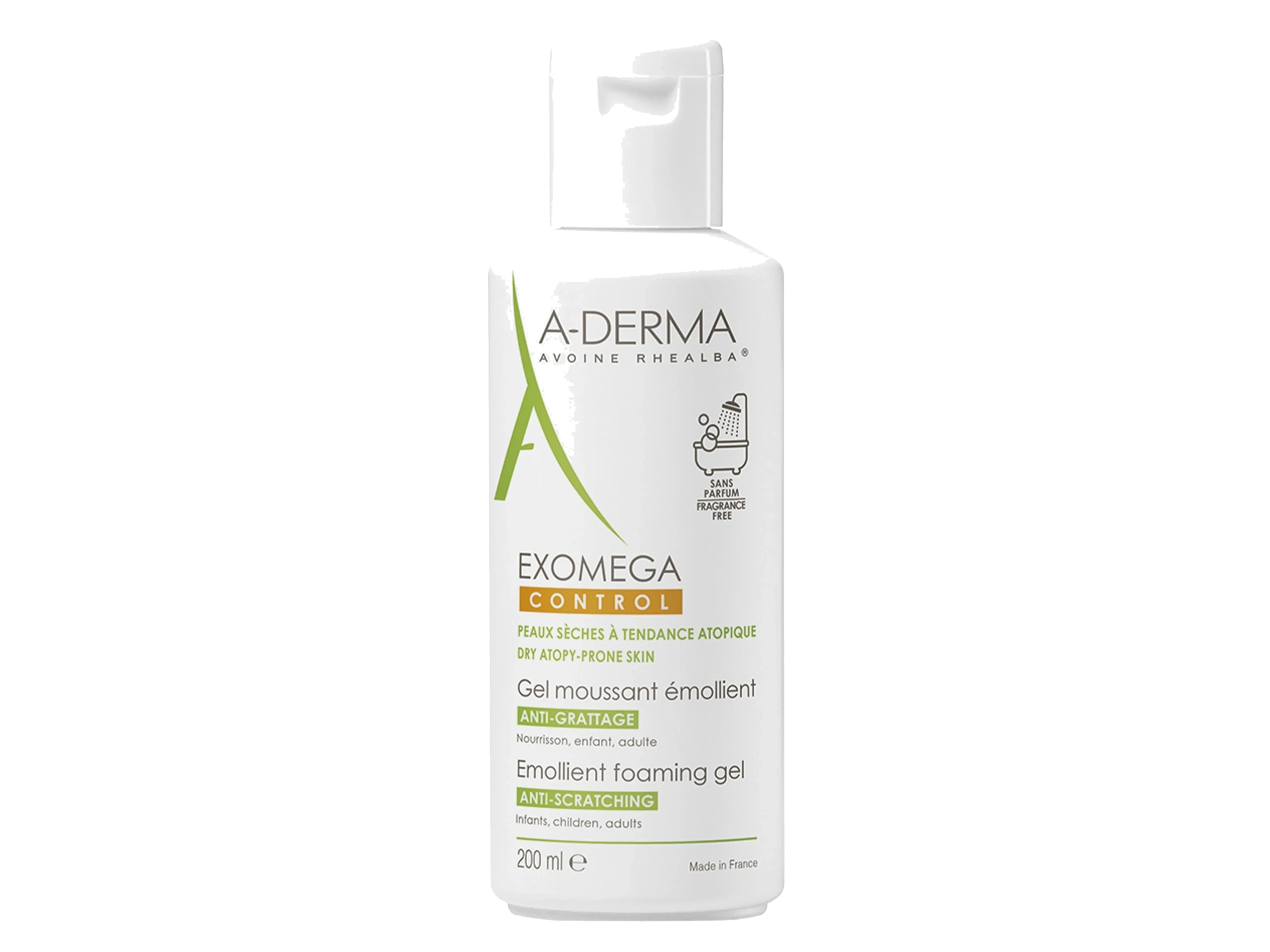 A-Derma Exomega Control Foaming Gel, 200 ml
