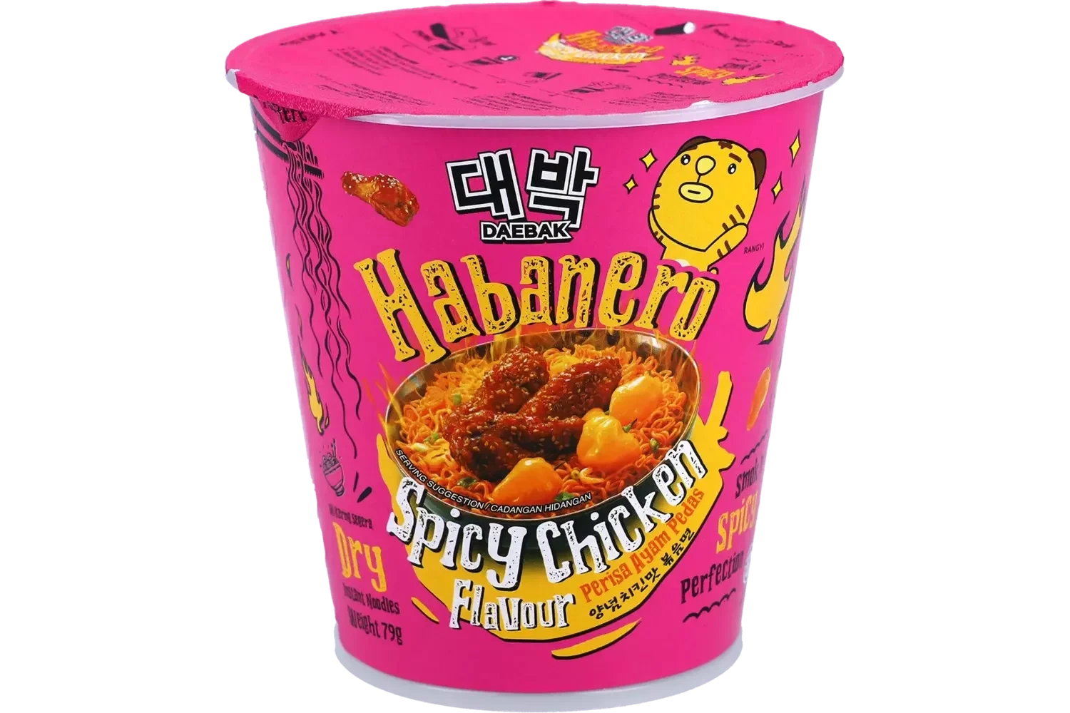 Daebak Habanero Spicy Chicken Kopp 79g