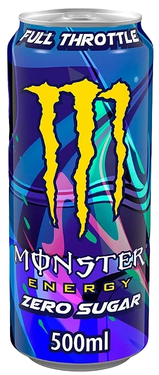 Monster Full Throttle Zero 0,5l boks