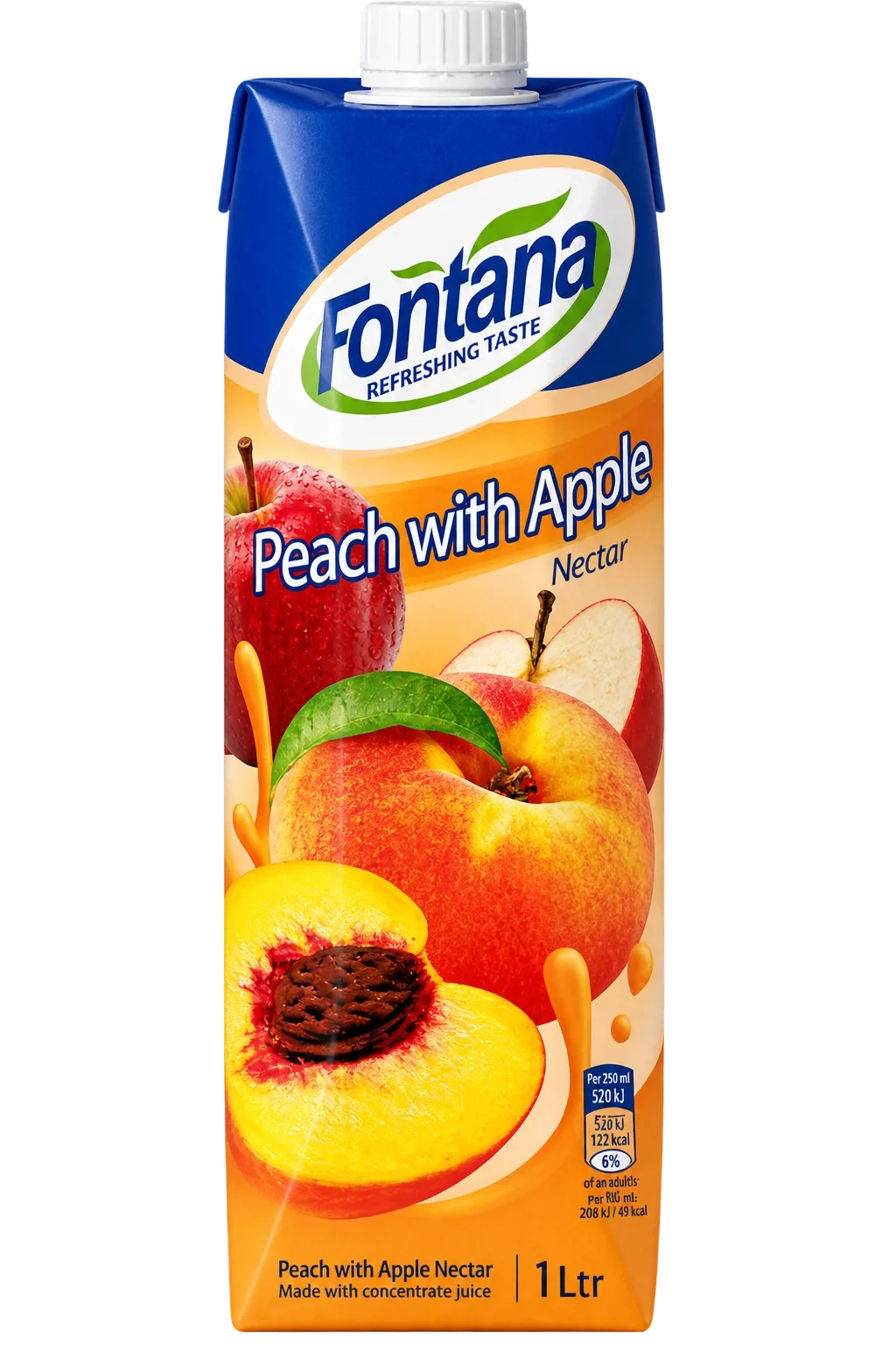 Fontana Fersken Eple 1l