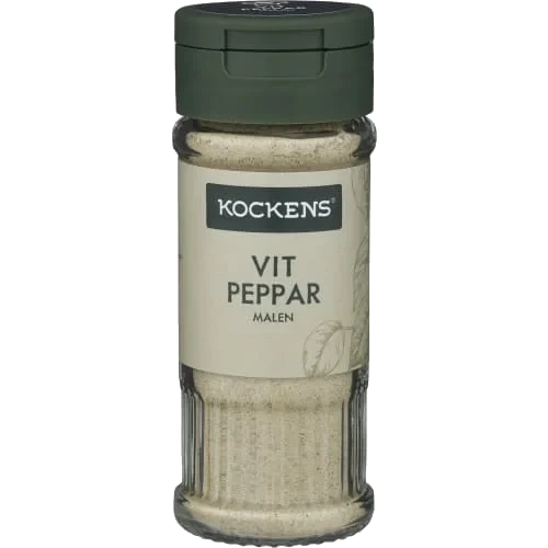 Vitpeppar Malen Burk