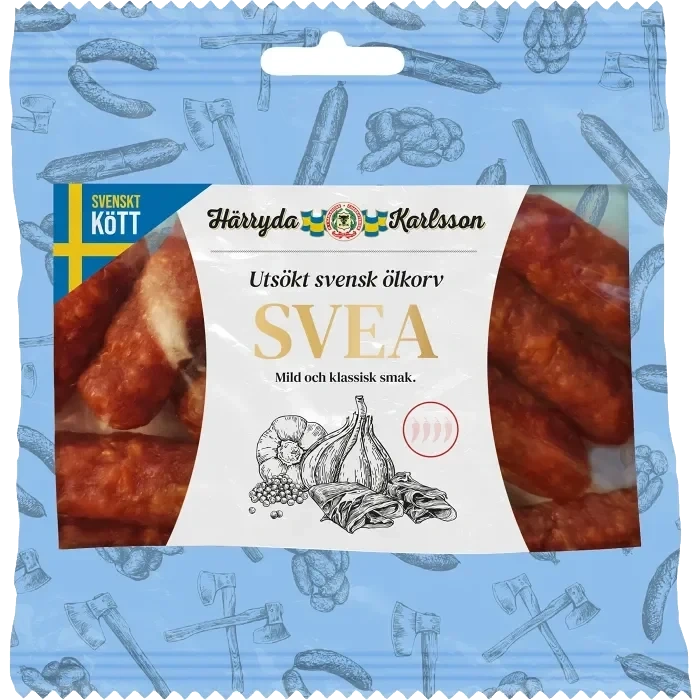 Ölkorv Snacks Svea 60g Härryda Karlsson