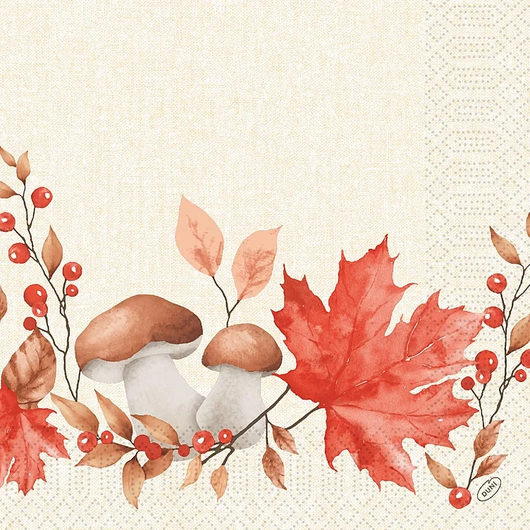 Serviett 3l 40cm woodland  250stk