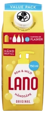 Lano Hand Soap Carton Refill 750ml