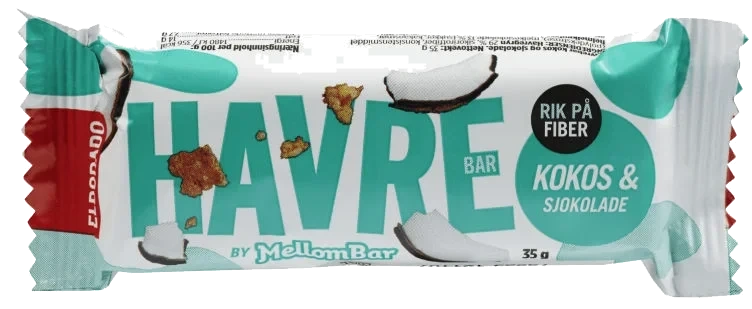 Havrebar Kokos&Sjokolade 35g Eldorado
