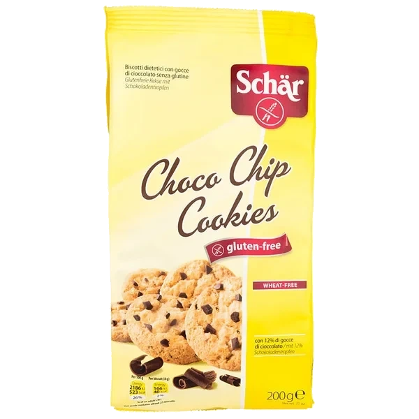 Choco Chip Cookie Glutenfri 200g Schär