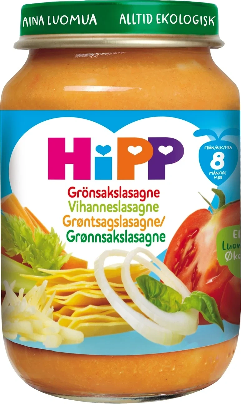 Grönsakslasagne 8m