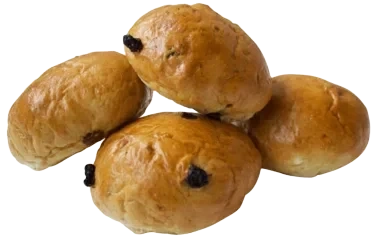 Den Gode Baker Speltboller m/Rosiner Lettstekt Øko 4-pk