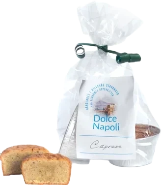 Dolce Napoli Caprese Hvit Sjokoladekake med Mandler Glutenfri