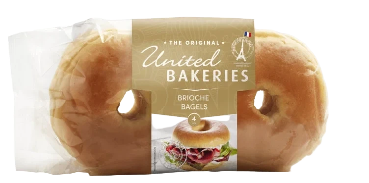 Brioche Bagels 4pk 300g