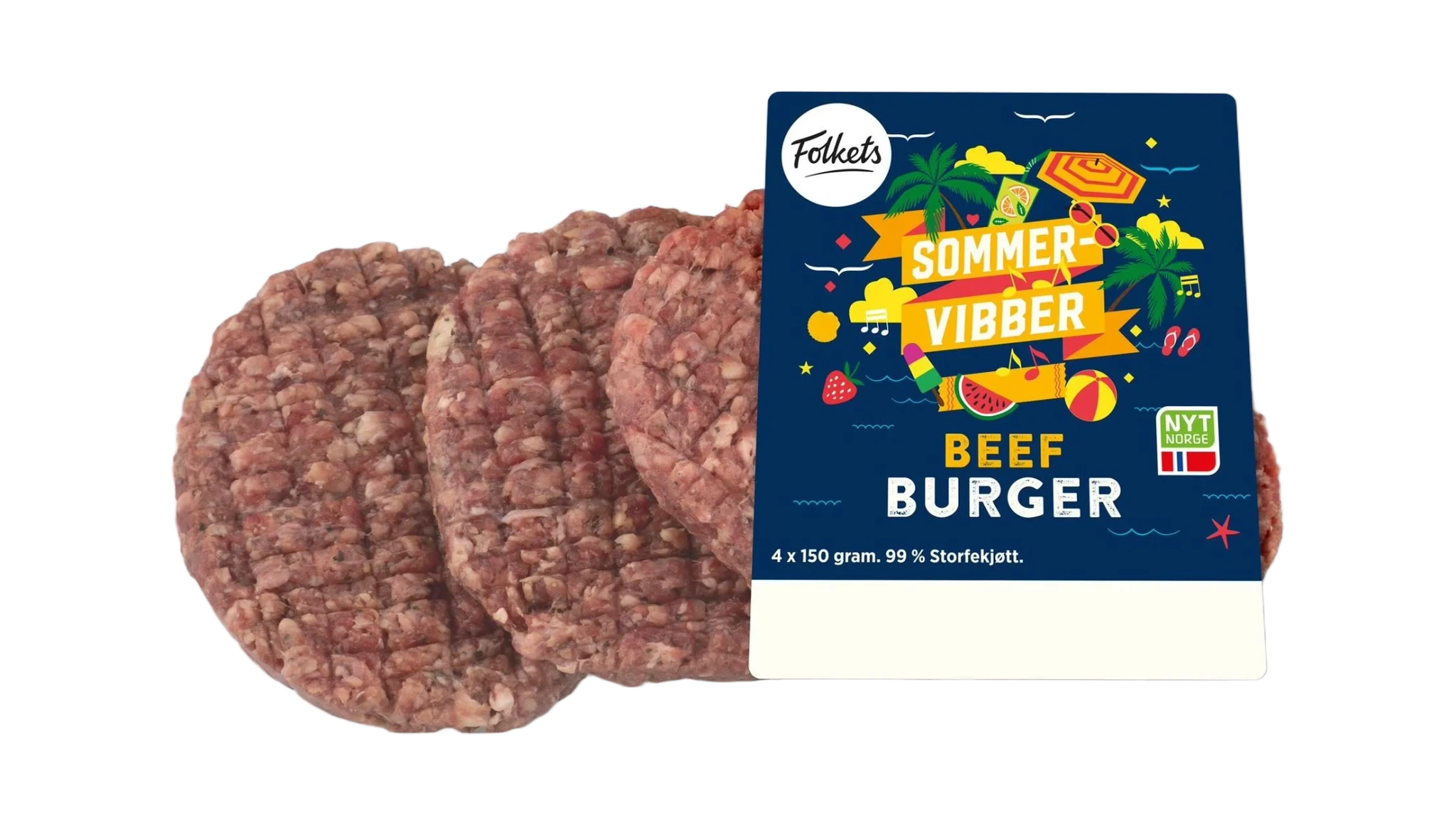 Beef Burger 4x150g Sommervibber