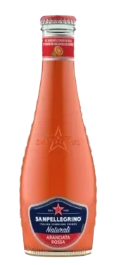 San pellegrino aranciata rossa glassflaske   24x20cl
