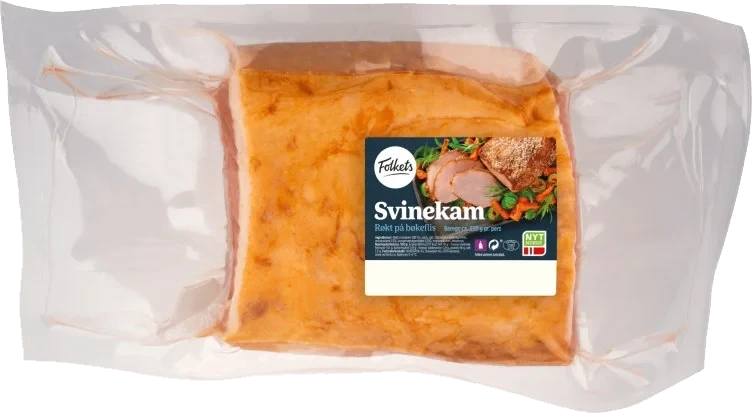 Svinekam m/Ben Røkt Bit Ca1,3kg Folkets