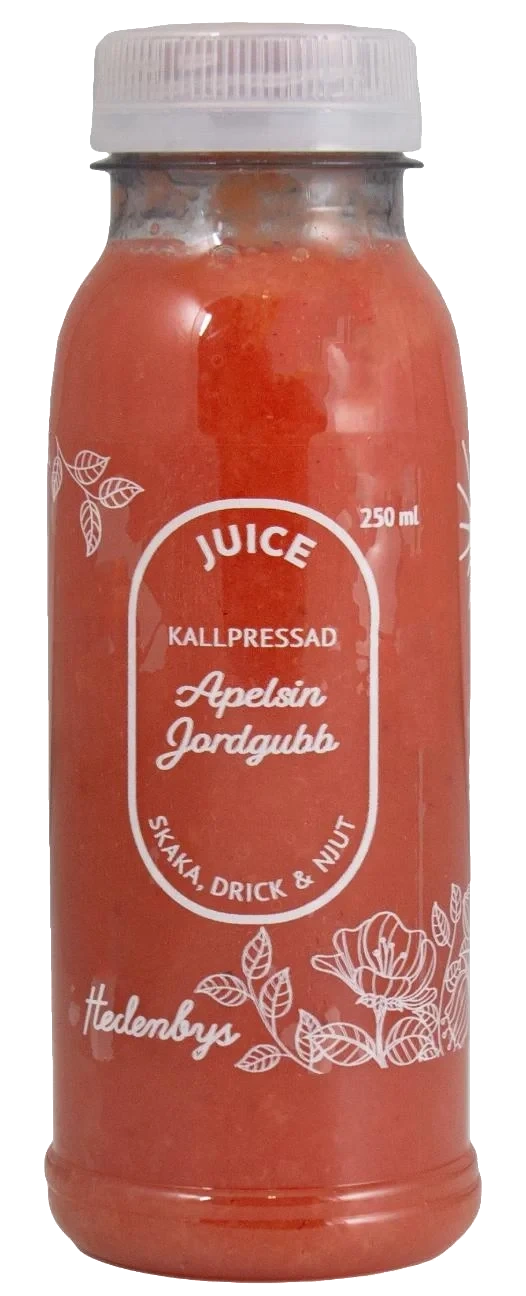Apelsin-Jorgubb juice
