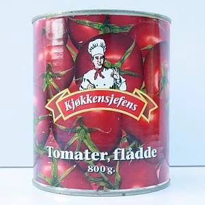 Tomater flådde økol.   400g