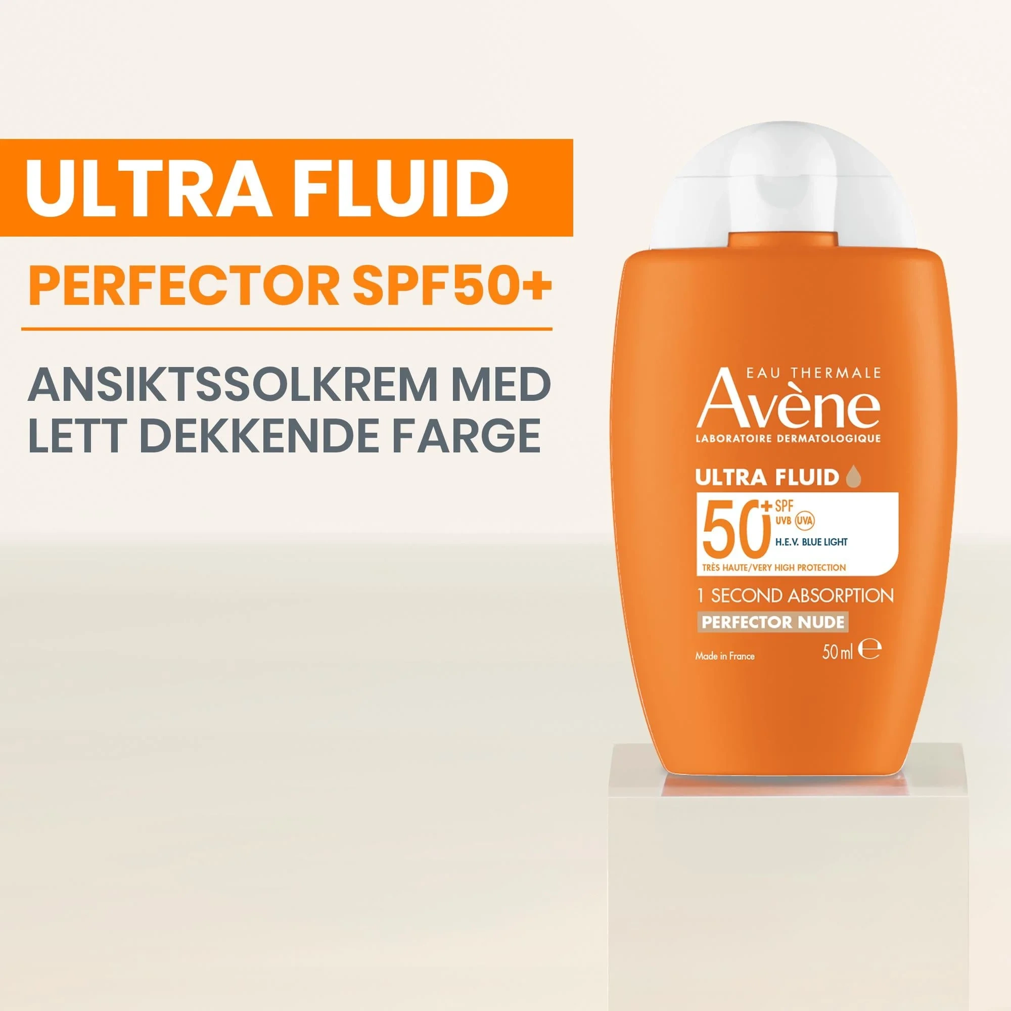 Avène Ultra Fluid Perfector SPF50+, 50 ml