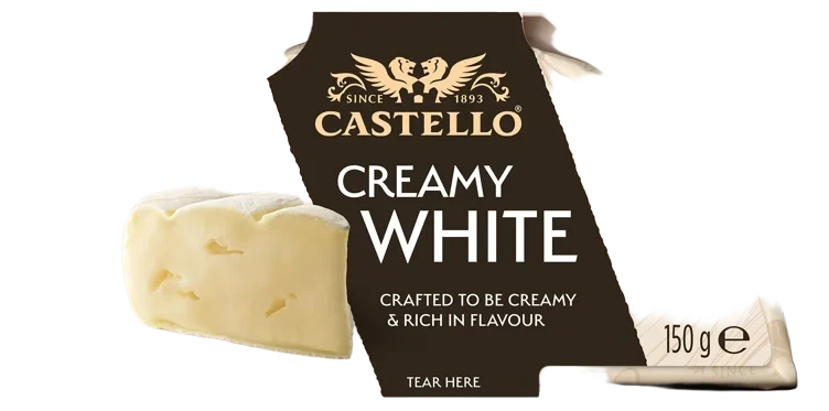 White vitmögelost 150 g