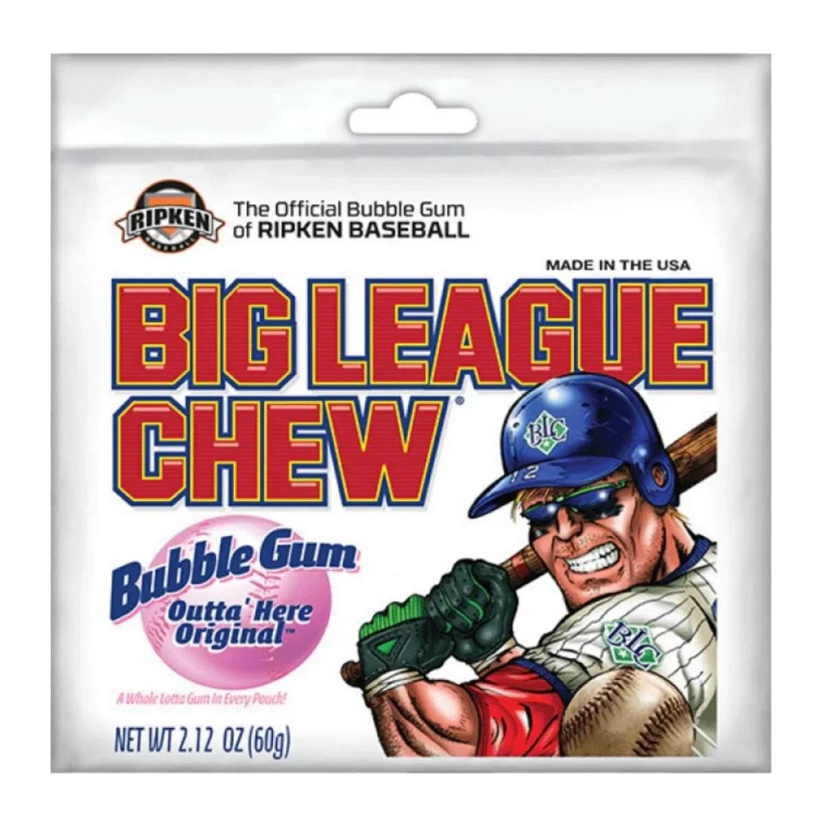 Original Big League Chew Bubble Gum 60 g