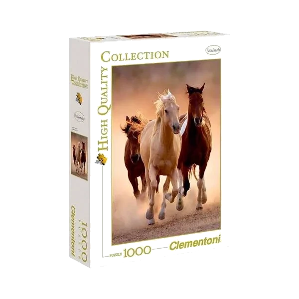 Puslespill 1000 Brikker - Running Horses