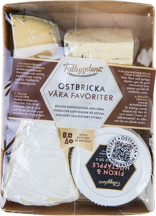 Våra favoriter ostbricka