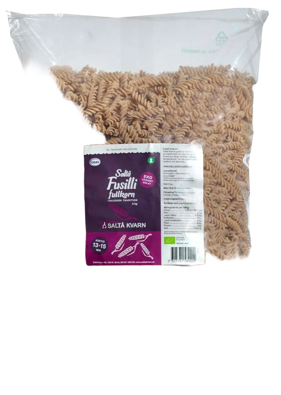 Fusilli fullkorn KRAV