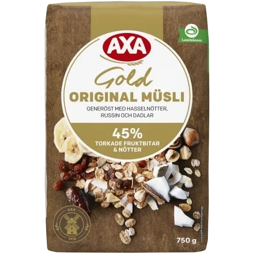 Original Müsli Gold med Nötter