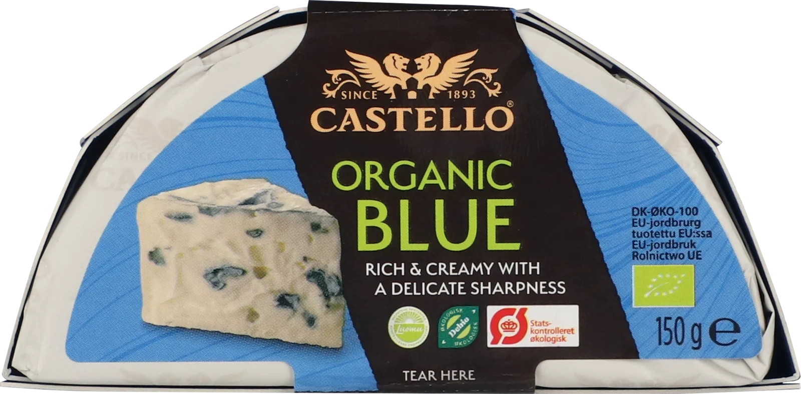 Castello Blå Økologisk 150g