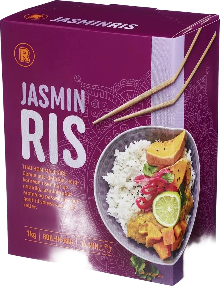 Jasminris 8x125g, Boil-in-bag, 1 kg