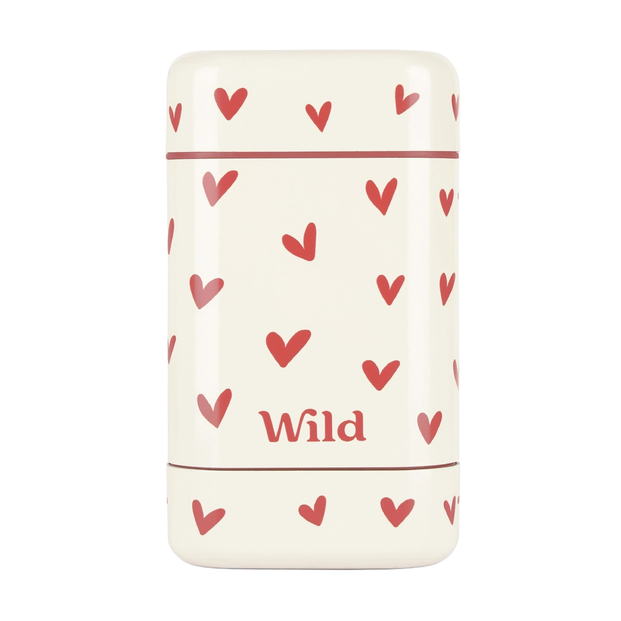 Wild Deo Heart Case Pink Grapefruit & Lime Startpakke, Hvit, 40 g