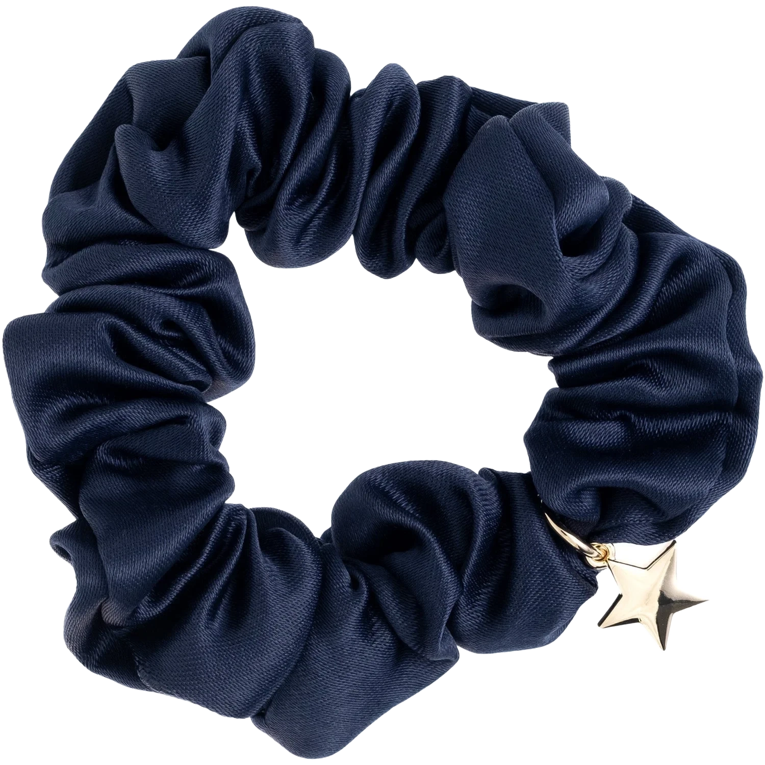Dark Satin Scrunchie