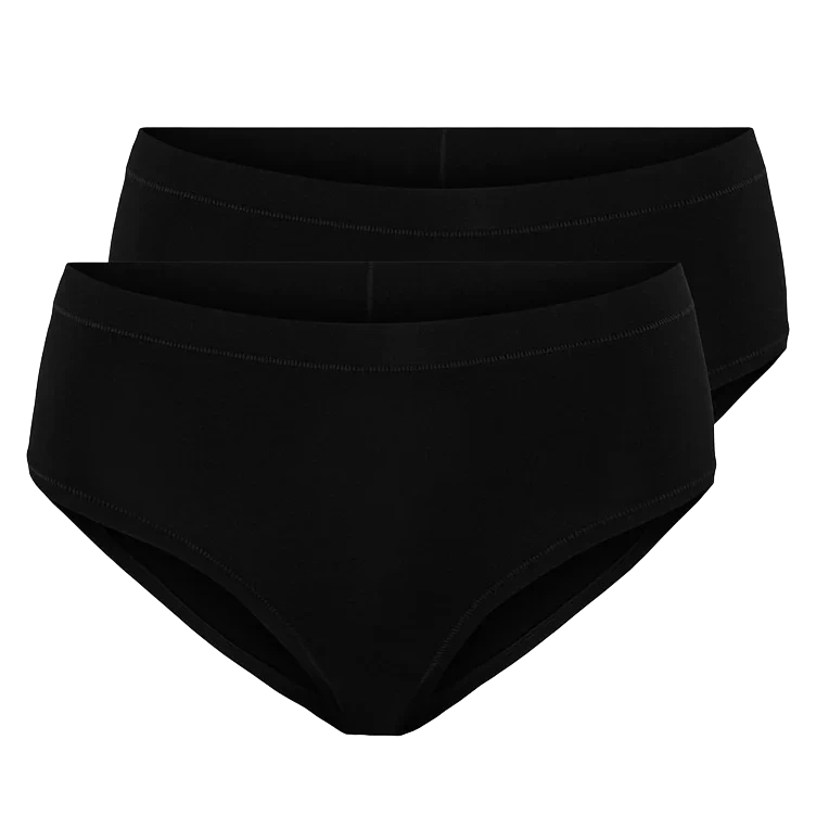 Truse Cotton X2 Dame Black Xl Pierre Robert