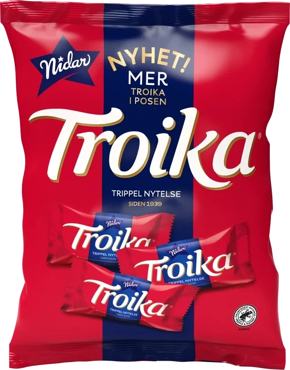 Troika sjokoladepose  150g