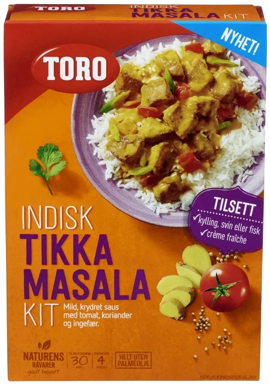 Tikka Masala Kit Indisk 294g Toro